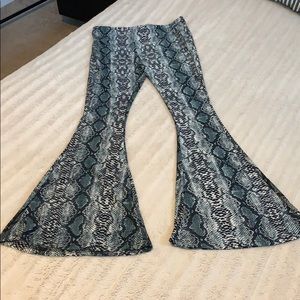 Earthbound snake print pants